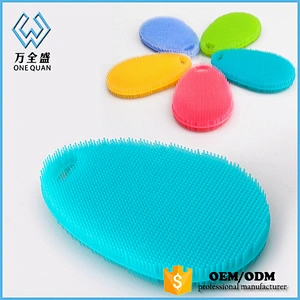 High Quality Kitchen Scouring Pad Latest Products In Market Silicone Makeup Brush Cleaner