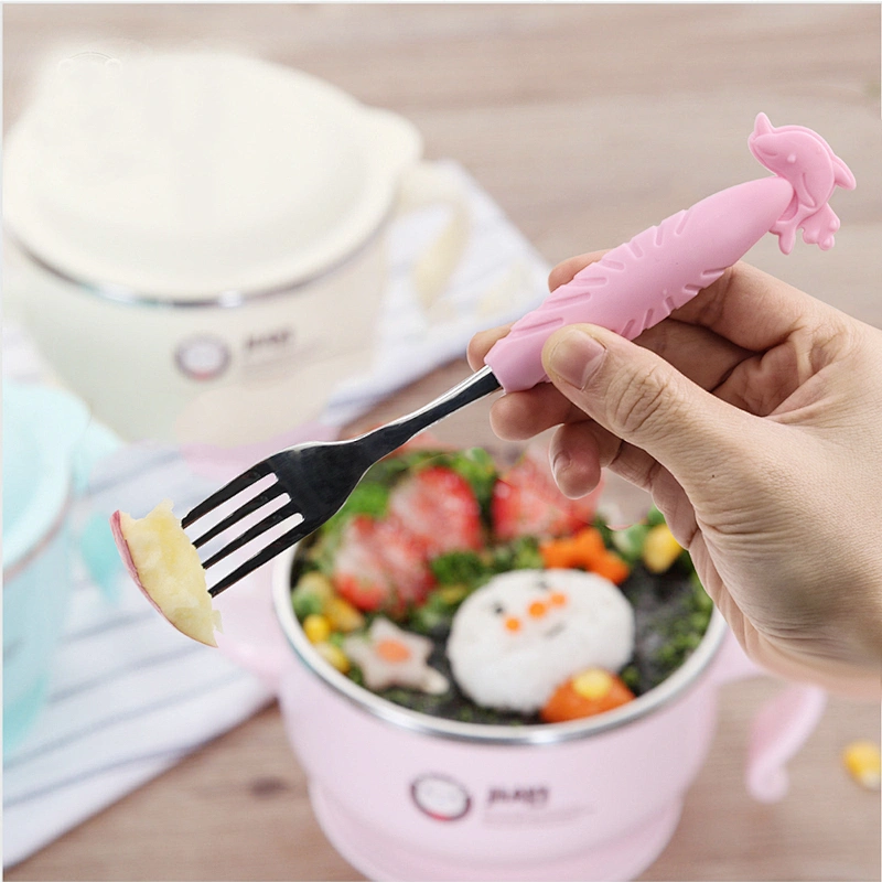 Competitive price baby plate with spoon and fork set
