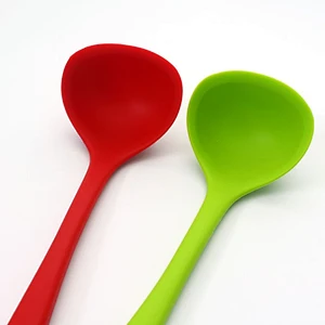 Long handle eco friendly different type of silicone spoon