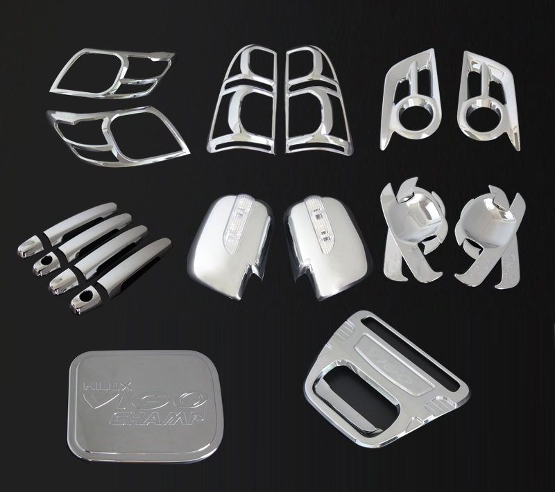 Toyota Hilux VIGO 2012 Full Combo CHROMED KITS 8PCS/Set