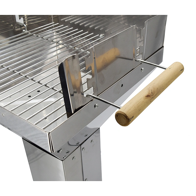 Stainless Steel Pillar Outdoor Garden Patio Cooker Grill