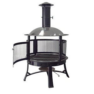 30 Inch Vertical Chimney Fire Pit Above Ground