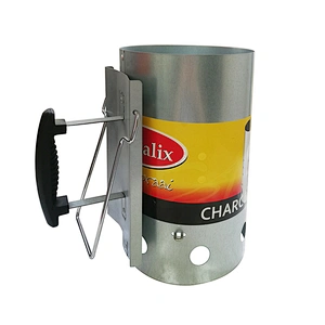 Chimney Charcoal Starter Lighting Kit Light Quickly Barbeque BBQ Lighter