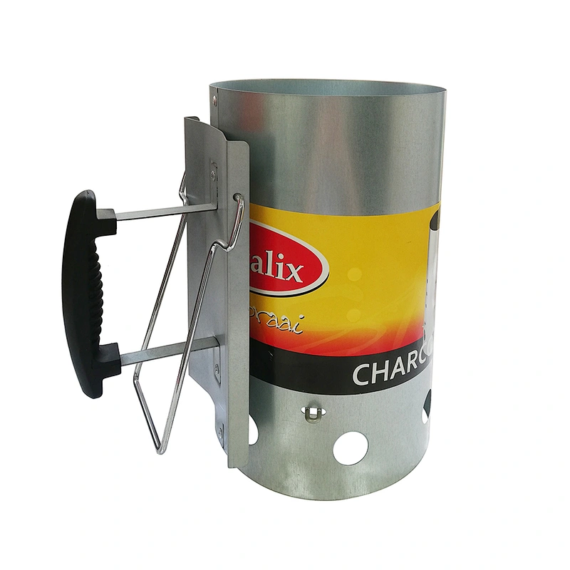 Chimney Charcoal Starter Lighting Kit Light Quickly Barbeque BBQ Lighter