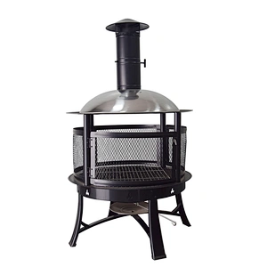 30 Inch Vertical Chimney Fire Pit Above Ground