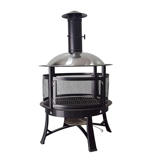 30 Inch Vertical Chimney Fire Pit Above Ground