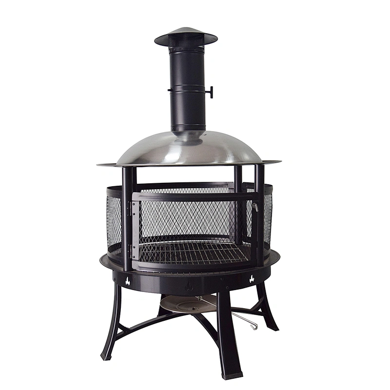 30 Inch Vertical Chimney Fire Pit Above Ground