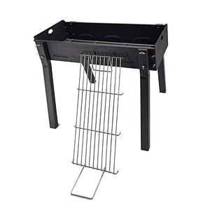 Black Square Large Cooking Area Charcoal BBQ Grill