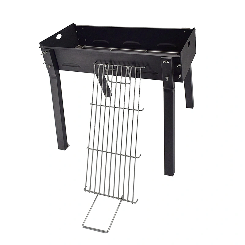 Black Square Large Cooking Area Charcoal BBQ Grill