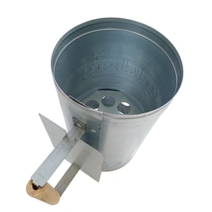 Large Galvanised Steel BBQ Charcoal Starter Patio Garden Fire Log Burner Camping