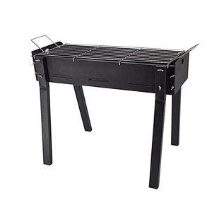 Black Square Large Cooking Area Charcoal BBQ Grill