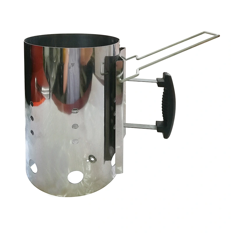 Chimney Barbecue Charcoal Fire Starter BBQ Fuel Starter Picnic Grill Lighter