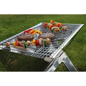 Stainless Steel Outdoor Charcoal BBQ Grill for Camping