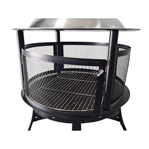 30 Inch Vertical Chimney Fire Pit Above Ground