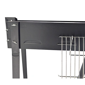 Black Square Large Cooking Area Charcoal BBQ Grill