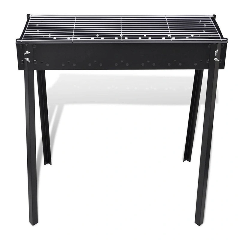 Black Square Large Cooking Area Charcoal BBQ Grill