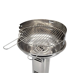 Adjustable Cooking Stand Stainless Steel Pedestal BBQ Grill