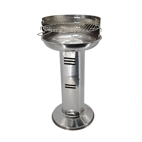 Adjustable Cooking Stand Stainless Steel Pedestal BBQ Grill