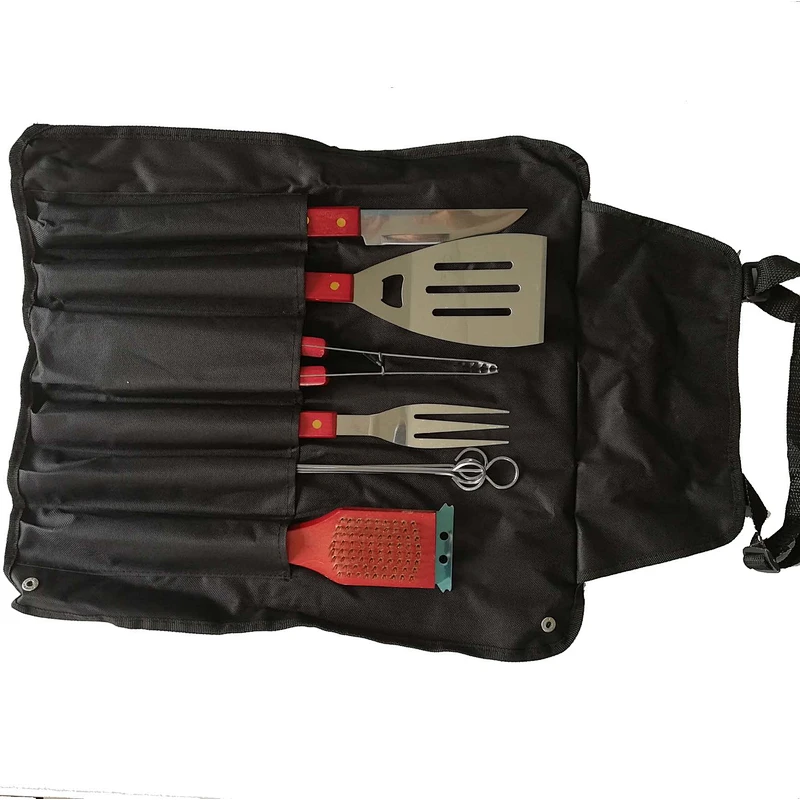 9pcs BBQ Tools Set with Apron