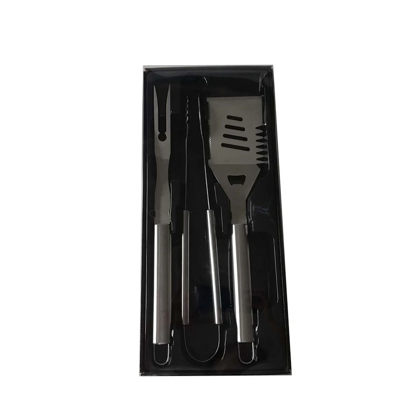 3pcs BBQ Tools with PVC box