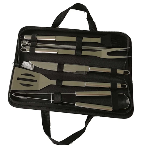 9pcs BBQ Tools Set with Bag