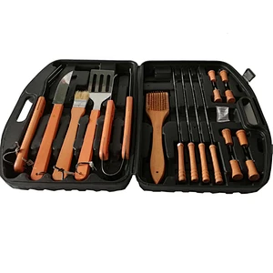 18pcs BBQ Tools Set with plastic case