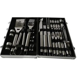26pcs BBQ Tools Set with ALuminum Box