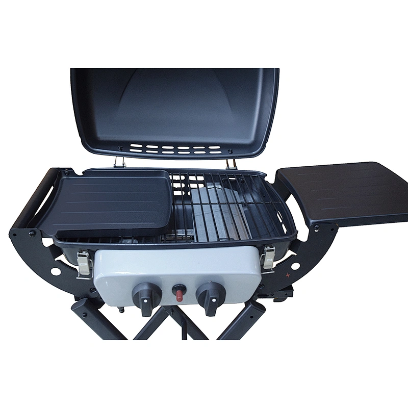 new launch 2 bunners outdoor camping  grill  foldable  bbq gas grill