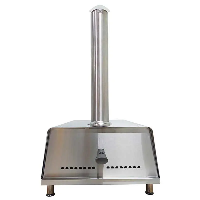 Small Portable BBQ Grill Wood Pellet Pizza Oven