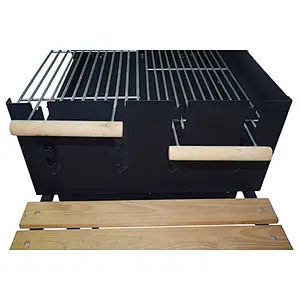 Charcoal BBQ Grill Height Adjustable