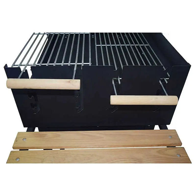 Charcoal BBQ Grill Height Adjustable