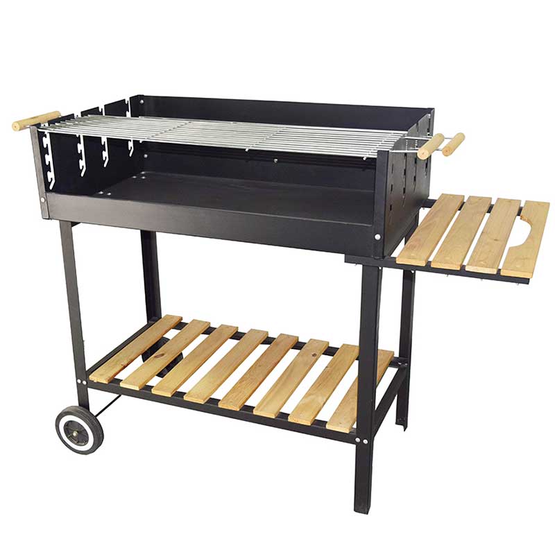 Charcoal BBQ Grill Height Adjustable
