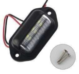 trailer license plate light