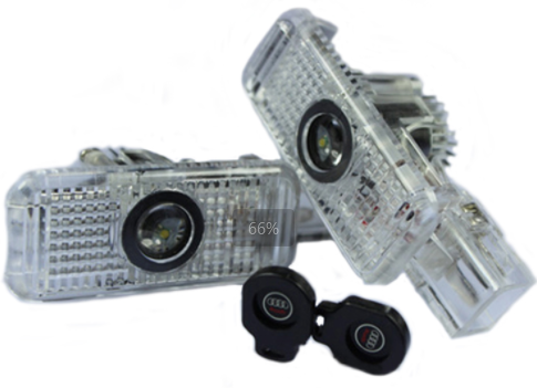 audi door light projector