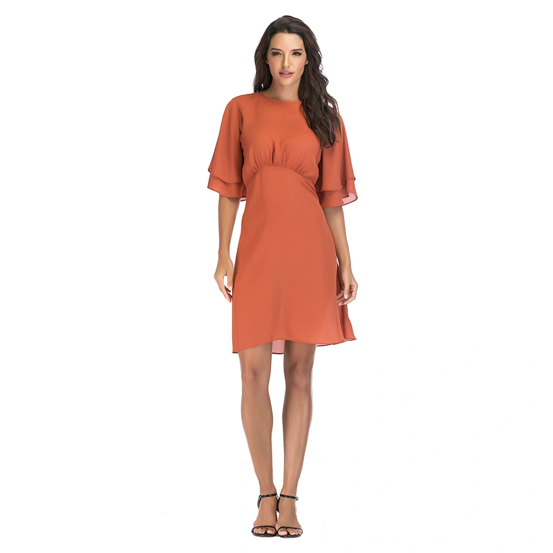One Piece Daily Wear Cheap Summer Dresses Chiffon