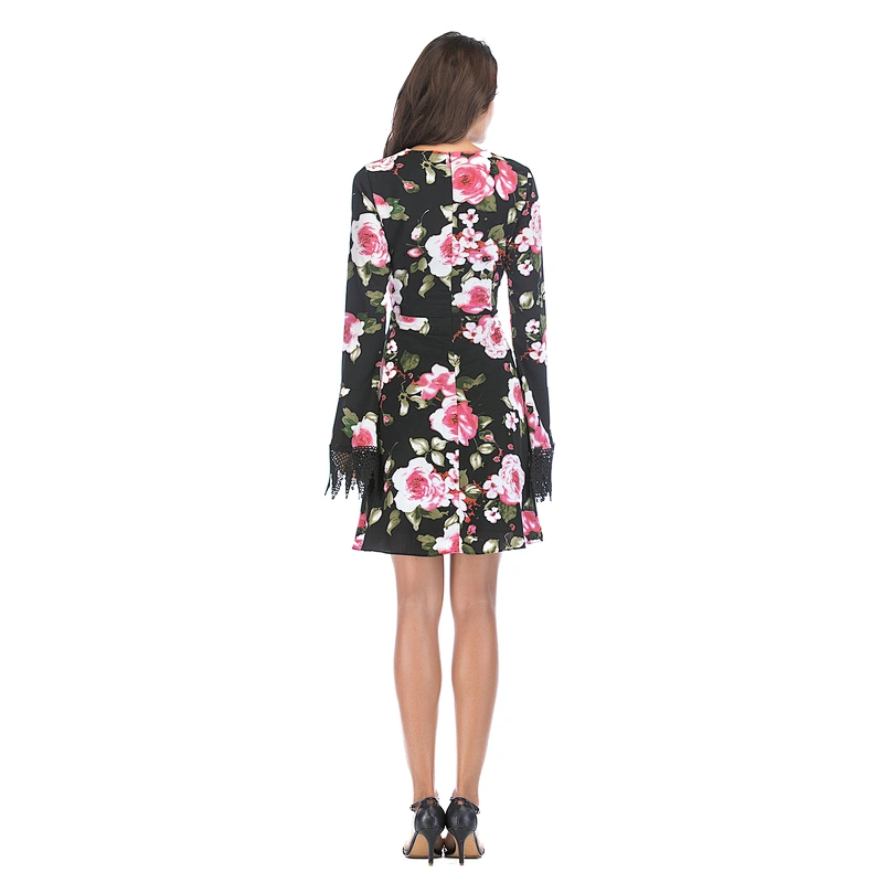 Women Stylish Print Summer Dress