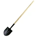 Shovels with Wood Handle
