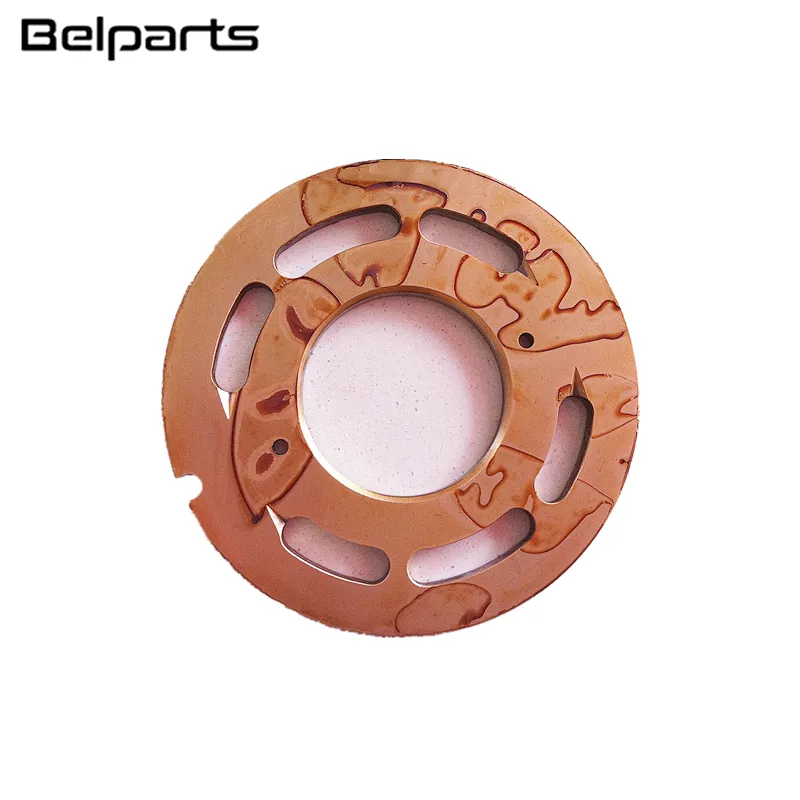 Belparts excavator high quality hydraulic valve plate SH260 SH130-5 E311/E312B MAG85 swing motor part MAG85 valve plate