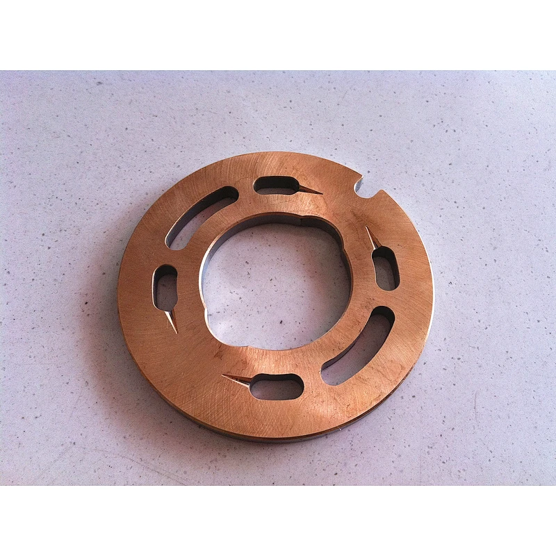 Belparts excavator hydraulic part E305.5 valve plate swing motor part  E305.5 valve plate