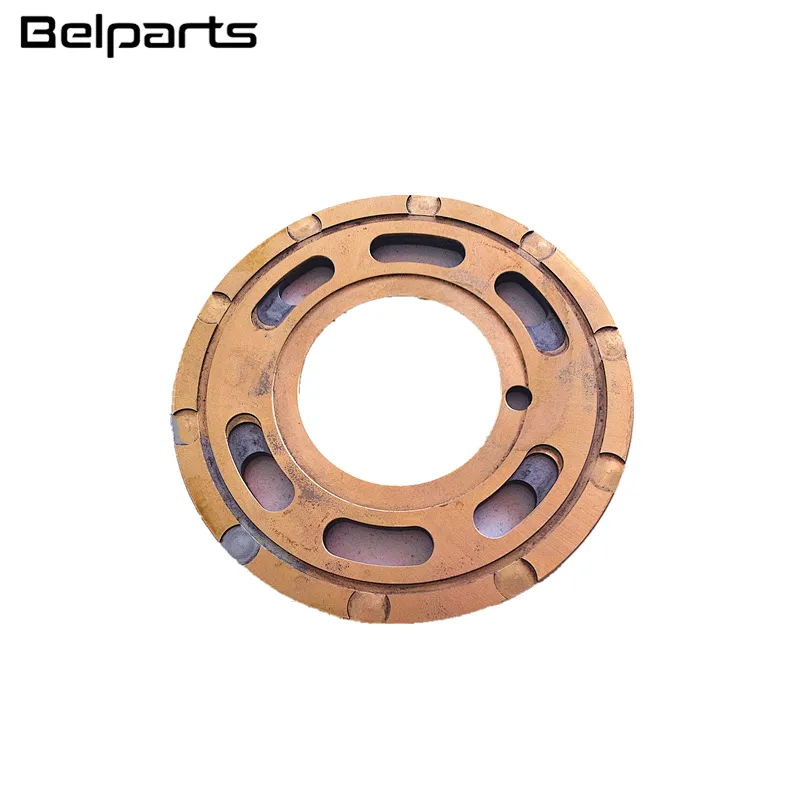 Belparts excavator high quality hydraulic part SK200-6 DH258 M4V150 valve plate swing motor part M4V150 valve plate