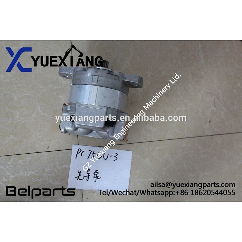 Belparts excavator hydraulic pilot vane 705-24-29090 PC75UU-3 PC78US-5 PC75UU gear pump