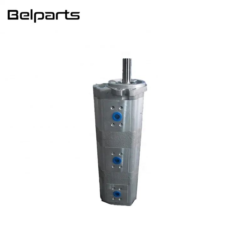 Beparts  excavator spare parts  PC40 pilot pump hydraulic triple gear pump