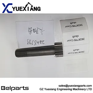 Belparts excavator spare part gear shaft 2028798 for EX100-5 EX100-1 EX100-2 EX100-3 EX120-5 EX110-5 EX100-5