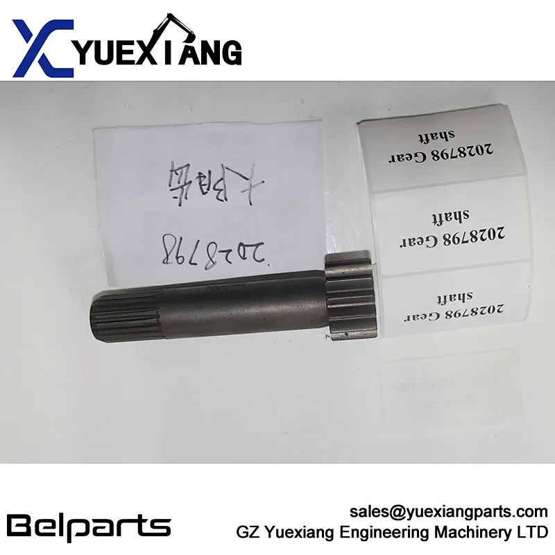 Belparts excavator spare part gear shaft 2028798 for EX100-5 EX100-1 EX100-2 EX100-3 EX120-5 EX110-5 EX100-5