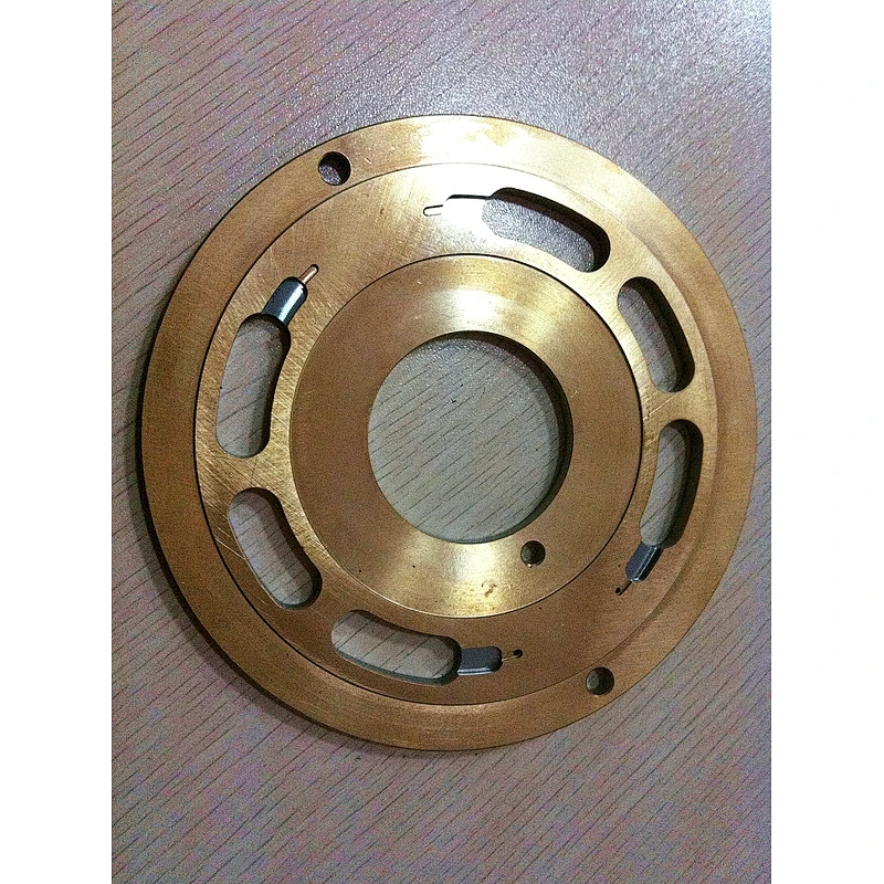 Belparts excavator high quality hydraulic part R215-7 valve plate swing motor part R215-7 valve plate