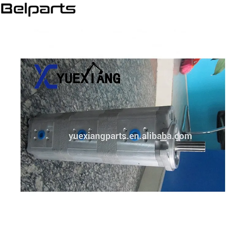 Beparts  excavator spare parts  PC40 pilot pump hydraulic triple gear pump