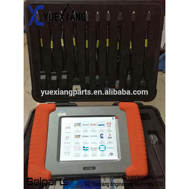 Construction machinery spare part excavator diagnostic tools CP-H0262 HT-8A engine dectcting instrument diagnostic scanner