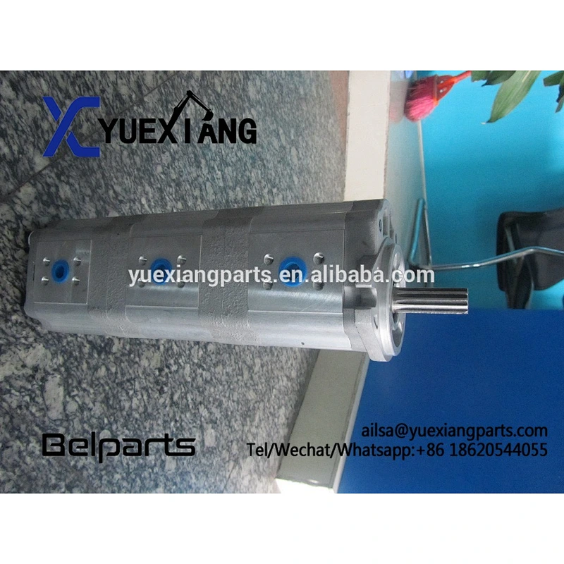 PC40 Excavator parts  hydraulic triple gear pump