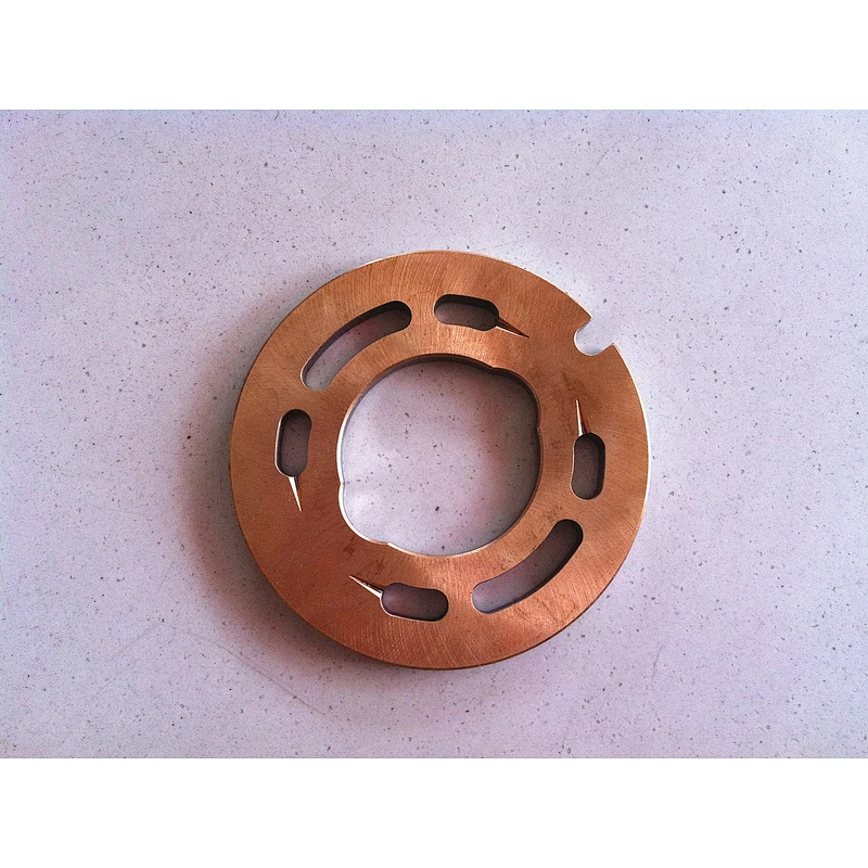 Belparts excavator hydraulic part E305.5 valve plate swing motor part  E305.5 valve plate
