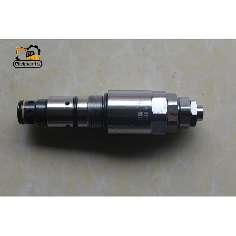 Excavator sevice main valve R210LC-7 R210-7 R220LC-7 R215LC-7 R225-9 31N6-17400 relief valve